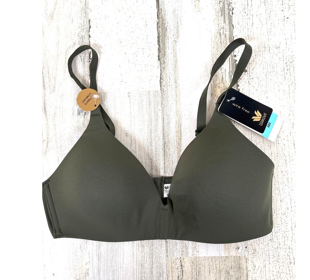 Wacoal Womens 32C Green Wire Free T-Shirt Bra Ultimate Comfort NWT